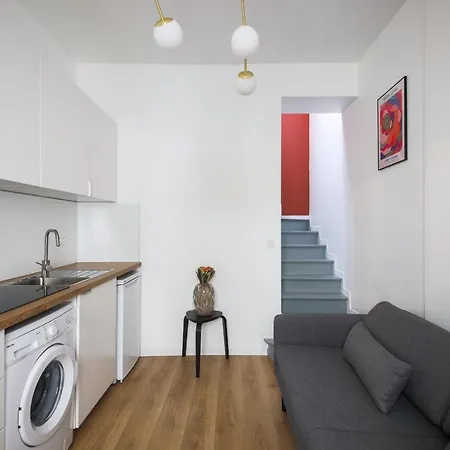 4#duplex 2 Pers#paris 15#commerce#ac Apartament Paryż