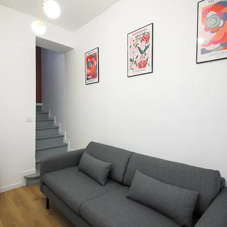 4#duplex 2 Pers#paris 15#commerce#ac Appartement *