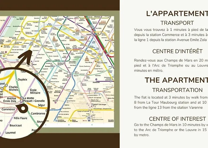 4#duplex 2 Pers#paris 15#commerce#ac Διαμέρισμα *