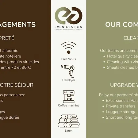 4#duplex 2 Pers#paris 15#commerce#ac Apartamento Paris