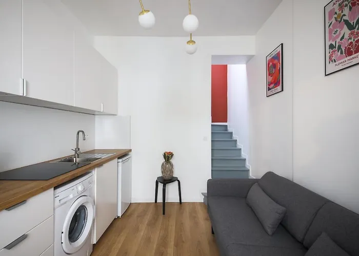 4#duplex 2 Pers#paris 15#commerce#ac Apartmán Paříž