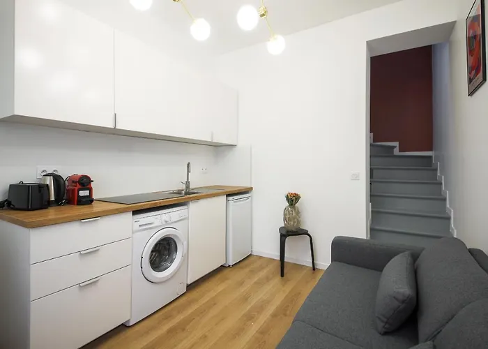 Apartmán 4#duplex 2 Pers#paris 15#commerce#ac